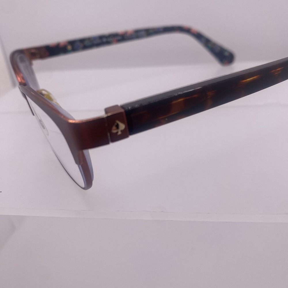 Kate Spade Eyeglasses Women FRAME ONLY Diandra 49-17-140 Burgundy Havana 752 - Picture 12 of 16